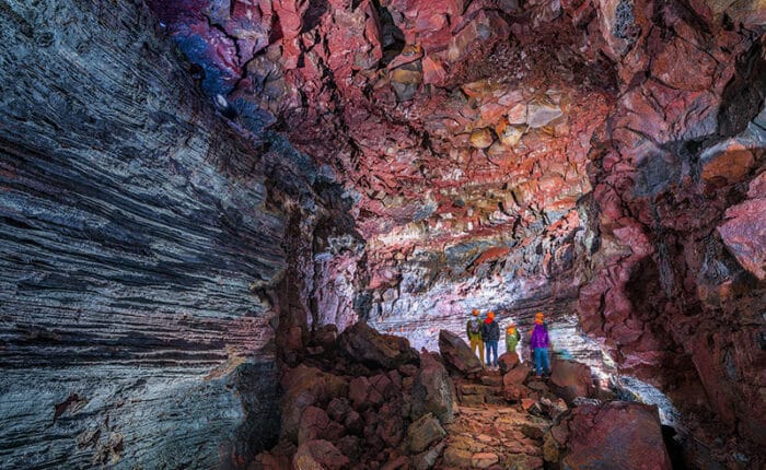 The Lava Tunnel is also know to Icelanders as Raufarholshellir, a cave created by volcanic eruption about 5.200 years ago.