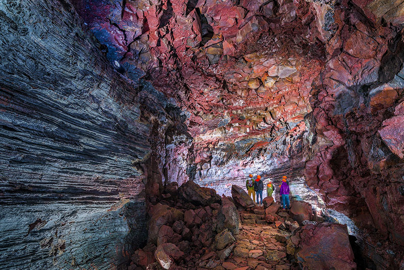 The Lava Tunnel is also know to Icelanders as Raufarholshellir, a cave created by volcanic eruption about 5.200 years ago.