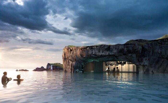 Escape to Sky Lagoon: Iceland's geothermal oasis, embracing ancient bathing culture by the sea, under the sky, and amidst nature's power.